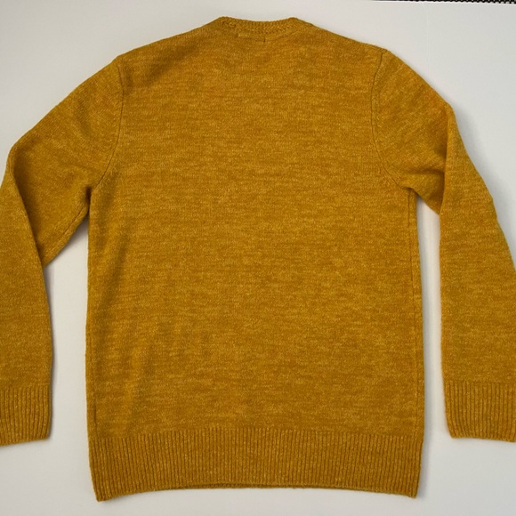 Scotch & Soda Men's Mustard Crewneck Sweater - Picture 7 of 14